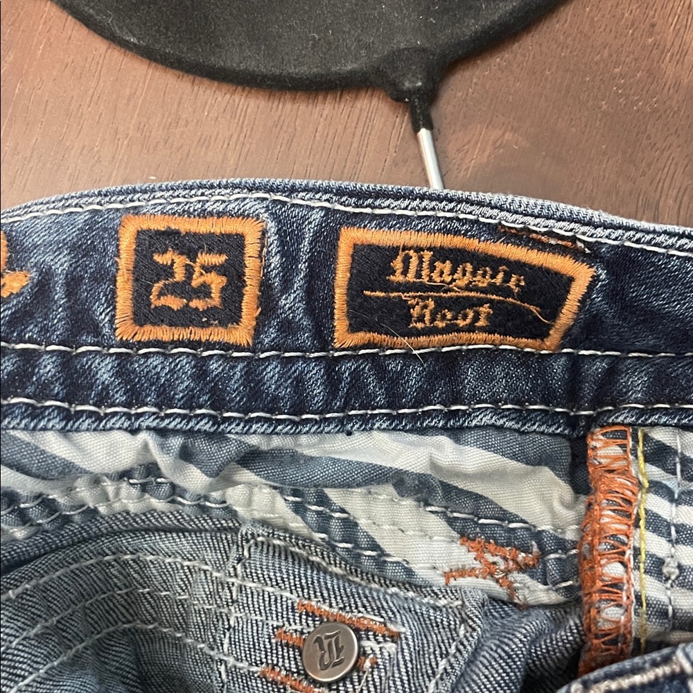 Rock Revival Women's Dark Blue Jeans Maggie boot size 25 - Picture 13 of 16